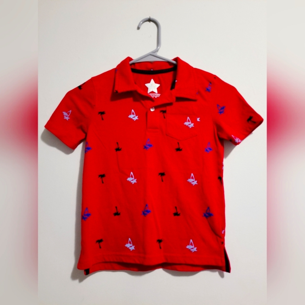 365 Kids From Garanimals Size 6 Polo Shirt Red